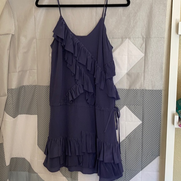 Silk Ruffle Dress - Picture 11 of 12